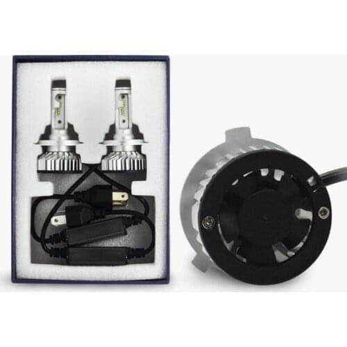 2pcs 4300K ZES LED H7 H1 Error Free Car Headlight lampada 6000K 8000K Auto Lamp H8 H9 H11 LED Fog Lamp Canbus H4 9005 light Bulb