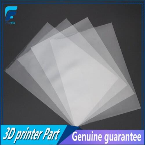 4 sheets FEP Film 140x200mm x 0.1mm DLP LCD SLA Resin For Wanhao Duplicator D7 Proniks KLD-LCD1260 YHD-101 Phrozen transform