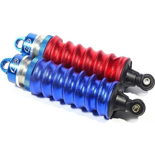 4Pcs Dust Proof Shock Absorber Cover Guard for 1/8 Scale RC Car Off Road Truck Buggy HSP HPI Traxxas Redcat Racing