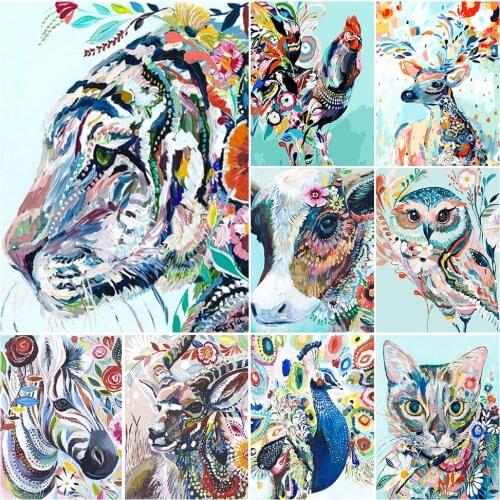 5D Diamond Painting Animal Cross Stitch Kits Diamond Embroidery for Adults and Kids with Full Drill Handmade Home Decor Picture