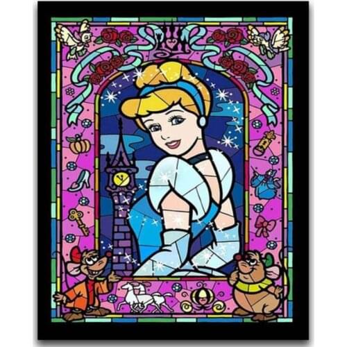 Anime diamond painting cartoon princess mosaic embroidery kids toys gift diamond dotz picture puzzle craft drawing wall decor