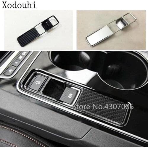Car Stick Armrest Handrail Trim Frame Lamp Electronic Handbrake Parking Brake For Jaguar F-PACE F Pace 2016 2017 2018 2019 2020