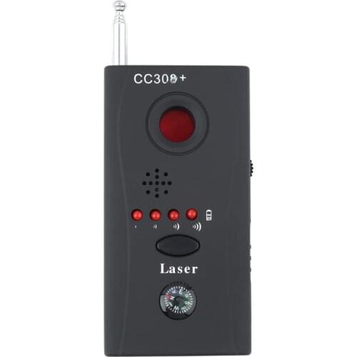 DV wireless camera lens signal detector CC308 + radio wave signal full range WiFi RF GSM device finder with power supply