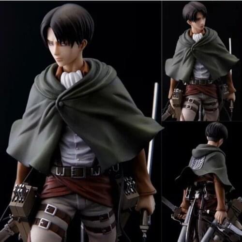 Anime Attack On Titan Figure Pvc Eren Jaeger Levi Ackerman Figma Action Figure Collectible Model Doll Toys For Childrens Gift