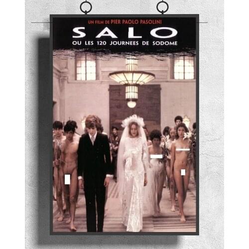 L146 SALO 120 DAYS OF SODOM Movie Banned Controversial Criterion UNCENSORED Silk Fabric Poster Art Decor Indoor Painting Gift