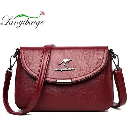 LANYIBAIGE Designer 2021 New Luxury Handbag Fashion Leather Handbag Quality Shoulder Messenger Bag Lady Handbag Bolsa Feminina