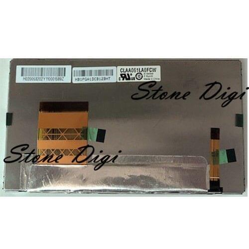 Free Shipping Original A+ CLAA061LA0FCW CLAA061LAOFCW 6.1 inch LCD Display Panel For Toyota Gracenote HD Radio Audio Display
