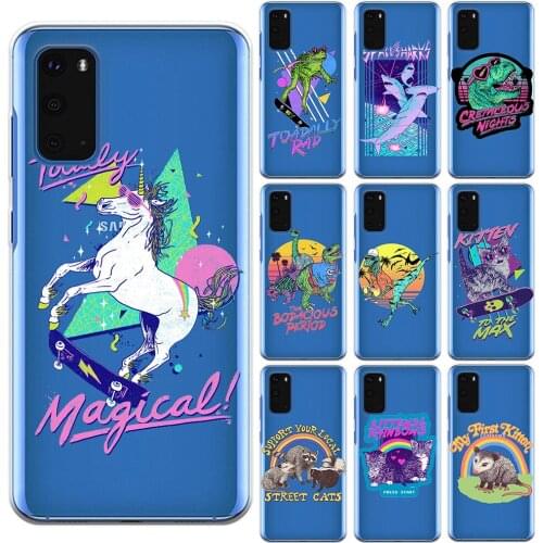 Unicorn Dinosaur Animals Cartoon Silicone Case For Samsung Galaxy S20 Ultra S8 S9 S10 S20 Plus S7 Edge S10E S10 Lite Phone Cover