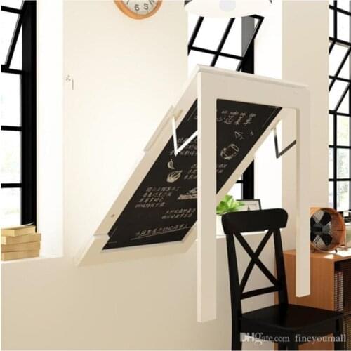 90x60 Cm Mdf Framed Custom Design Wall Mounted Folding Dining table