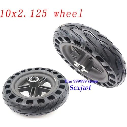 10 inch 10*2.125 honeycomb block Solid Tyre With Hub 10X2.125 solid Wheel for 10 inch Electric Scooter accessories