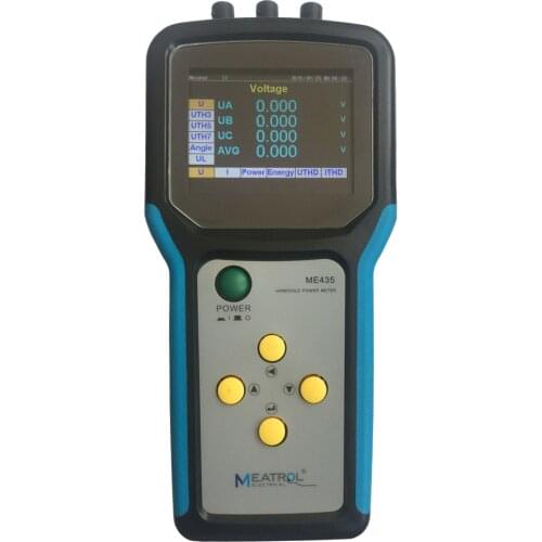 High quality ME435 three phase power data logger digital energy meter analyzer