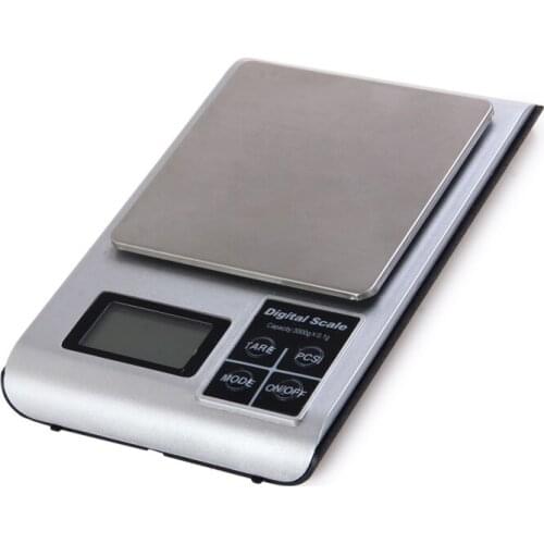 3000g/ 0.1g High Accurate Digital Kitchen scale Household Weighing Scale with tray LCD Display
