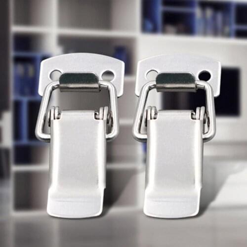 1 Set Tool Bag Locks Anti-rust Stable Reliable Portable Stainless Steel Locks Cabinet Box Hasps Tool Cabinet Accessories