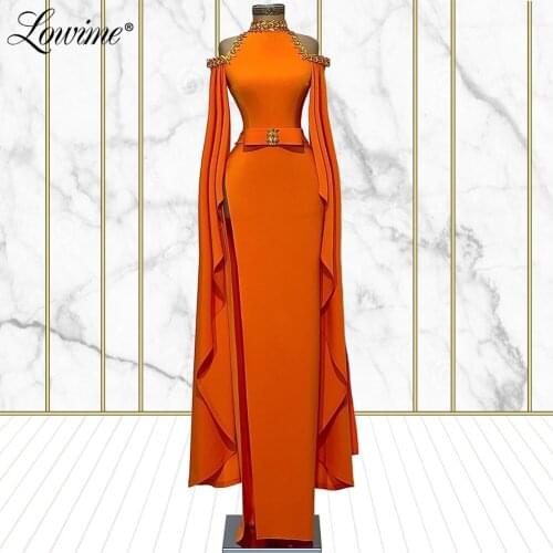 Lowime Middle East Women Elegant Formal Evening Dresses 2021 Newest Plus Size Custom Party Dress Long Prom Gowns Vestidos Robes
