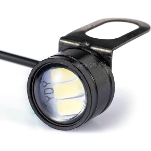 10 Pcs Car LED Eagle Eye Lights Lamp DC 12V 5W 20mm Hawkeye Reverse Backup DRL Fog Light Daytime Running Car Lights Signal Bulb