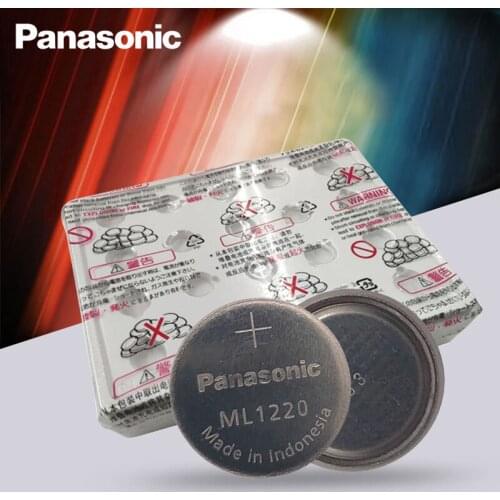 50PCS/Lot Original Panasonic ML1220 3V ML 1220 Rechargeable CMOS RTC BIOS Back Up Cell Button Coin Battery Batteries