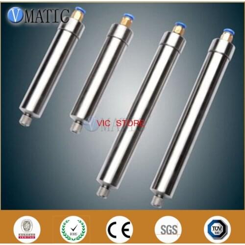 Free Shipping 55cc/ml Corrosion Resistant Stainless Steel Cones Glue Dispensing Pneumatic Syringe