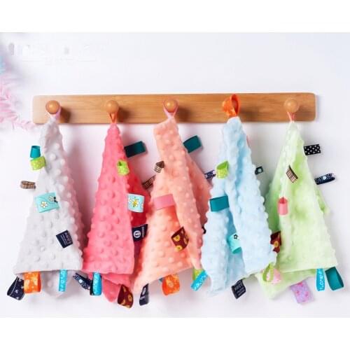 Baby Bean Label Comfort Soothe Appeas Towel Solid Cotton Blanket Pea Blanket For Newborn Baby Sleep Well Baby Accessories