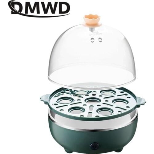 DMWD Electric Soft-boiled Egg Cooker 220V Egg Boiler Onsen Hot Spring Egg Maker Breakfast Machine Automatic Power Off
