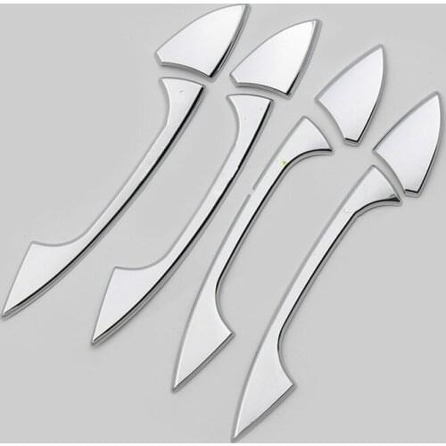 FUNDUOO For Mercedes Benz C180 2011-2013 High Quality Stainless Steel Door Handle Cover Pad Sticker Molding Styling