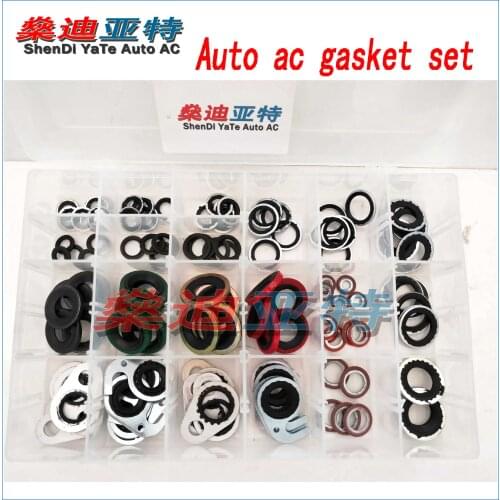 110pcs/set) ShenDi YaTe Auto AC Car/Auto ac compressor gasket/Pipe joint expansion valve shaft seal set
