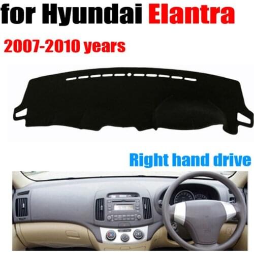 Car dashboard cover mat for Hyundai Elantra 2007-2010 years Right hand drive dashmat pad dash cover auto dashboard accessories