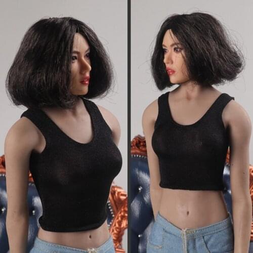 1/6 Scale Female Vest Clothes Bottoming Shirtbase Base Vest Sports Vest And Short/Long Shirt Model For 12Inch Body Doll Figure