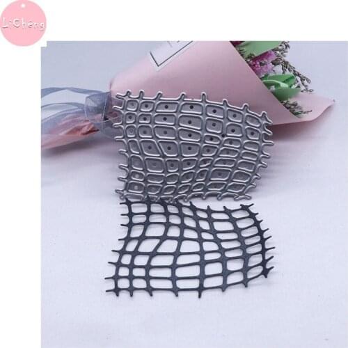 Grid Metal Cutting Dies Scrapbooking Craft DIY Stencil Embossing Folder Card making Molds Clear Stamps and Slimline Die 2020