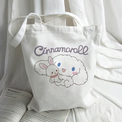 Kawaii shoulder bag Korean Cute Cartoon Shoulder Bag Canvas Bag Harajuku shopper bag Fashion casual summer shoulder bags