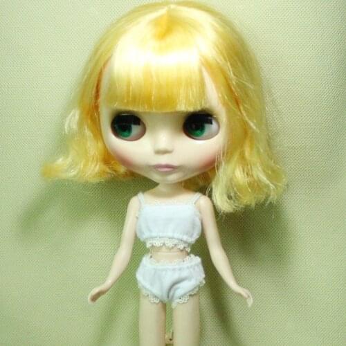 Fashion 1/6 doll accessories blyth doll clothes Sexy bra underwear 2pcs/sets Lace underwear for AZONE OB blyth momoko