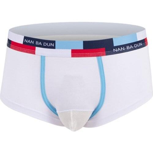 Underwear Men Ice Silk Penis Sheath Sexy Boxers Shorts Man Fishnets Fashion Funny Panties Novelty Mens Underwear Boxers