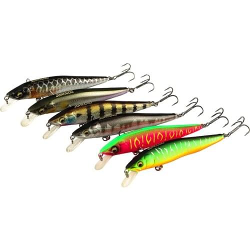 TEUKIM 1pcs Minnow Fishing Lure 3D Eyes 10cm/10g Crankbait Wobblers Artificial Hard Bait Bass Pike Carp Fishing Pesca