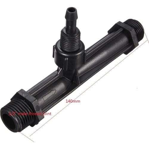 1PC 1/2" 3/4" Male Thread Venturi Fertilizer Injector Greenhouse Horticultural Irrigation Joint Supplies Tube Emitter