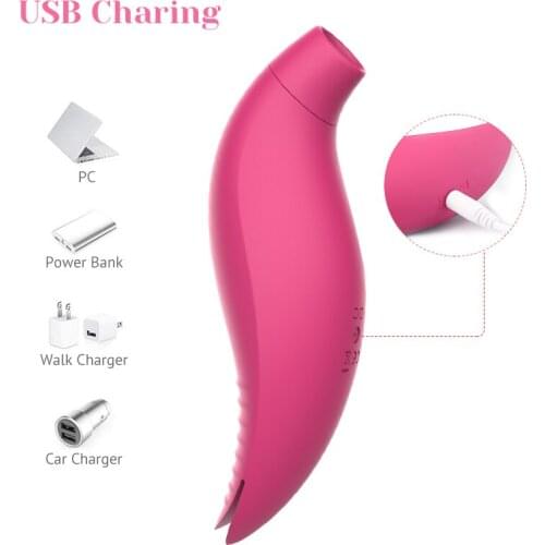 Clitoral Sucking Vibrator for G spot and Clit Stimulation with 7 Suction Levels and 10 Vibration Pattern adult toy vibratore