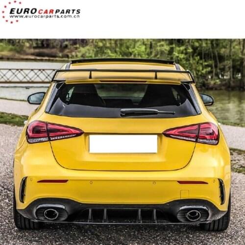 W177 diffuser fit for A-class W177 A35 hatchback style diffuser with exhaust tips A35 diffuser