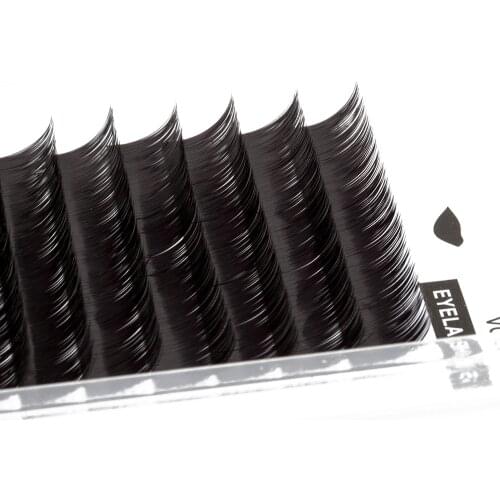 [0.12/15/0.20 B/C/D 8-15mm] Super Soft Cashmere Flat Lash Eyelash Extension Semi Permanent Seashine Lash Free Shipping