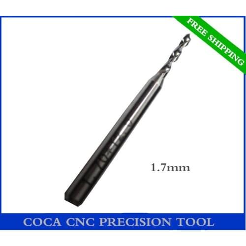 1.7mm,Free shipping,CNC Computer machine tool,Print Circuit Board drill,woodworking router bit, Carbide Micro Drilling Bits
