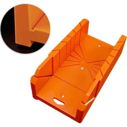 12 Inch Saw Box Multifunctional Miter Saw Box Cabinet 22.5/45/90 Degree Saw Guide Woodworking Tool Mitre Box With Clamp