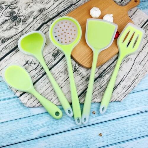 5Pcs Silicone Cookware Set Nonstick Cooking Tools Heat Resistant Kitchen Baking Tool Kit Utensils Kitchen Accessories