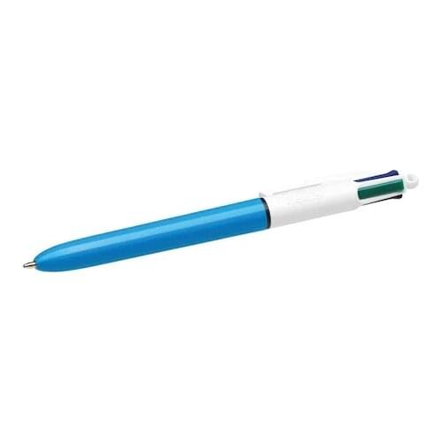 BIC 4 Colours Medium Ballpoint Pen 4 different color one item, school, office, free shipping