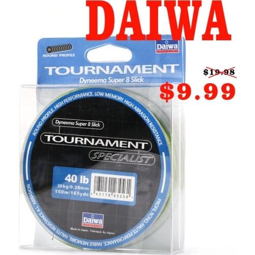 DAlWA 150M 8 braided PE fishing Line For Fishing DAWA 0.1~0.4mm 8 Silck Japan fishing line