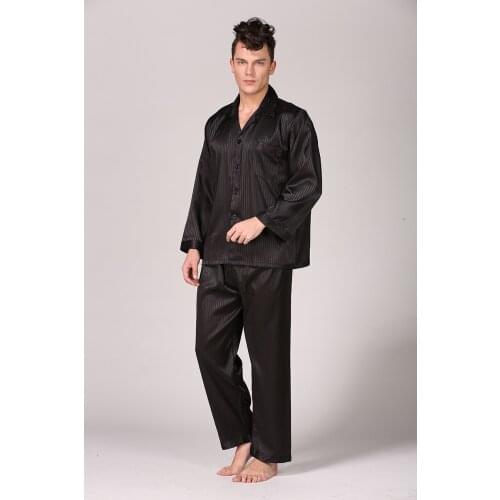 Мужские шелковые пижамы ICCLEK China At AliExpress