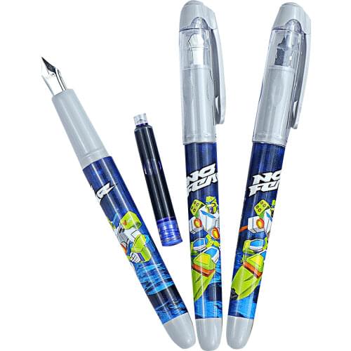 Kawaii Mixed Colors Straight Liquid Fountain Pen Writing Tools Office Accessories Students School Stationery Supplies Ink Nibs