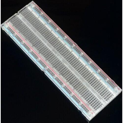 Crystal ! Solderless Solder Less Breadboard Protoboard 2 buses Tie-point Tiepoint 830