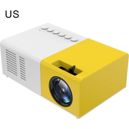 Portable Projector 3D H D LED Home Theater Cinema 1080p HDMI-Compatible USB Audio Projector Yg300 Mini Projector Camara Masanori