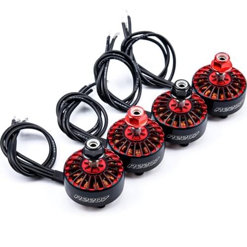 R2207 2207 1800KV 2450KV 2600KV 2-6S Brushless Motor CW / CCW for RC FPV Racing Drone Quadcopter Frame - 4PCS/LOT