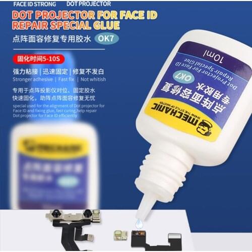 Mechanic OK7 Face ID Special Glue 10ML for Phone X XS Xsmax 11 11pro 12 12pro 12prmax Dot Matrix Repair Adhesive