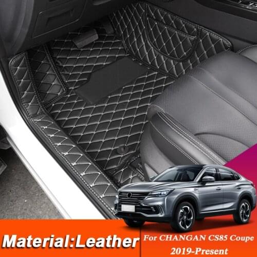 Car Styling Custom Foot Mat For CHANGAN CS85 Coupe 2019-Present Leather Floor Protect Waterproof Pad Auto Internal Accessories