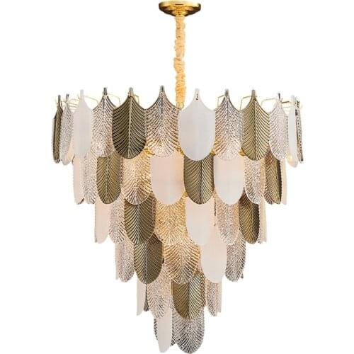 LED Postmodern Stainless Steel Art Deco Designer Chandelier Lighting Lustre Suspension Luminaire Lampen For Dinning Room