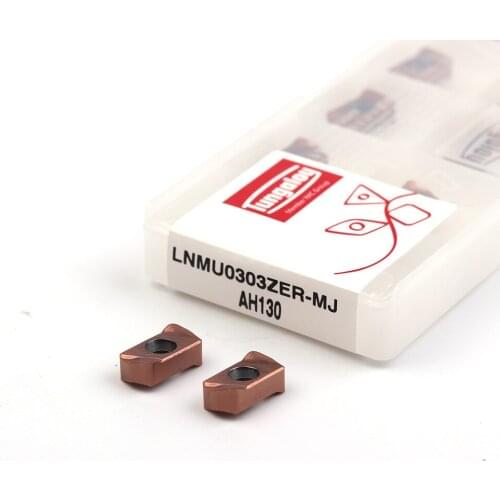Insert LNMU0303ZER MJ AH130 Tungaloy Carbide inserts CNC Lathe Tools External Turning Blade Tools for Steel